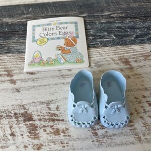 PLEASANT COMPANY American Girl BITTY BABY Doll EASTER Set - Shoes Book Only 1997